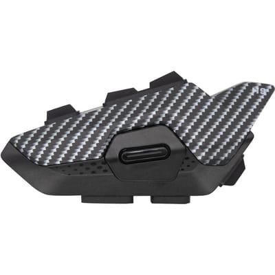 Interphone de casque de moto Hysnox H9 Portée 1000M BT5.1 Mains libres Interphone 2 personnes Duplex intégral 1 grise