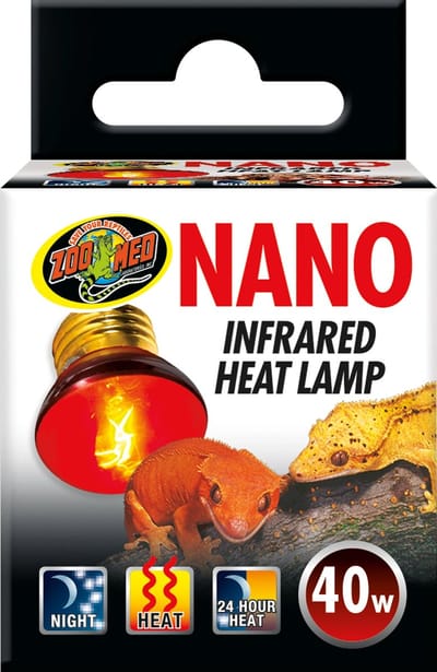 Zoo Med Nano infrarood warmtelamp voor nano-terraria 25W | 40W 40W