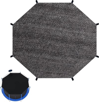 Trampoline Afdekking - Tenthoes Veiligheidsnet - Bescherming Buiten - Opvouwbaar Ontwerp - 10FT - Zwart