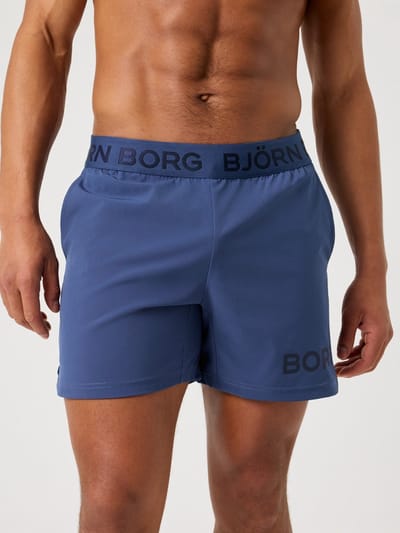 Björn Borg 6'' Korte Sportbroek Heren Korte broek mannen - Sargasso Sea Blauw - Gerecycled Polyester - Maat XXL