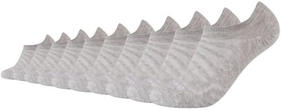 camano, Unisex no-show sokken, camano, mesh-ventilatie, micro-badstof, Y-hiel, gekamd katoen, gewatteerde zool, zachte teennaad, onzichtbaar in de schoen, comfortabel, ademend, 10-pack, sokken voor sneakers.