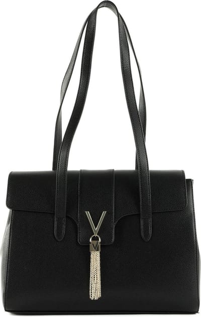 VALENTINO Schoudertas Divina Satchel Nero / Gold Zwart