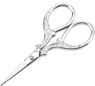 Allecto Plus - Naaischaar met Goud Zilver Rose Goud Brons Antiek Handvat voor Snijden Cross-Stitch DIY Borduurwerk - Multifunctioneel Craft Tool voor Hobbyisten en Professionals