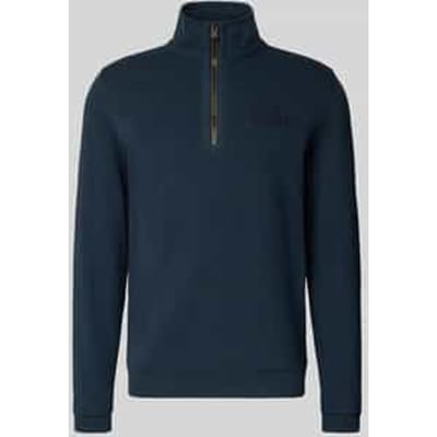Sweatshirt met opstaande kraag en ritssluiting