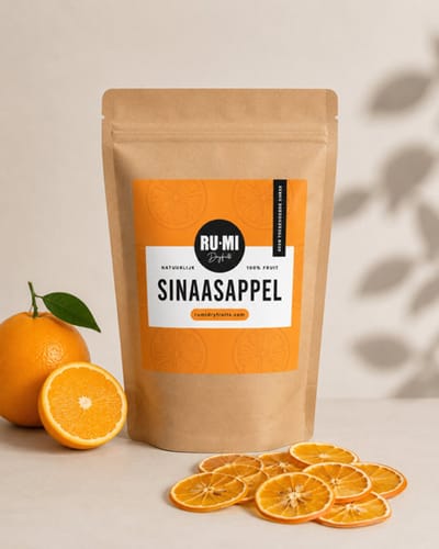 RU-MI Gedroogde Botanicals / Gedroogde Sinaasappel (200 gr) Schijfjes 100% natuurlijk fruit, zonder toevoegingen. Ideaal als garnering voor cocktails, bakken, thee, verfrissende drankjes, decoratie of als smakelijke snack.