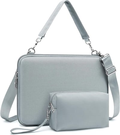 Duurzame en Beschermende Laptop Case voor 13.3 tot 17.3 Inch Laptops en Tablets - Draagbare Bescherming in Ash Blue
