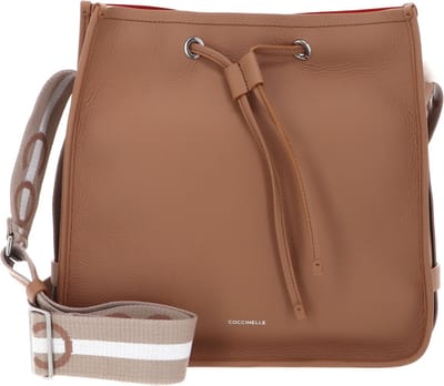 COCCINELLE Leren Schoudertas Raquel Crossbody Bag Skin / Gazpacho Lichtbruin
