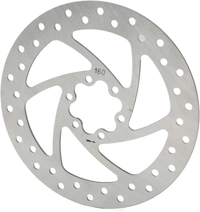 Fietsremschijf Rotor - Fiets Rem Schijf - Veilig Fietsen - Duurzaam Staal - 160mm - Zilver