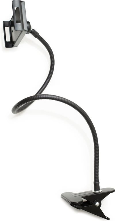 Kikkerland Flexibele Tablethouder - Universeel - Voor Apple en Samsung - Films kijken - Boeken lezen - Tabletaccessoires – 13-20 cm breed