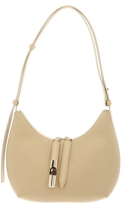 FURLA Leren schoudertas Goccia Shoulder Bag Morning Lichtgeel