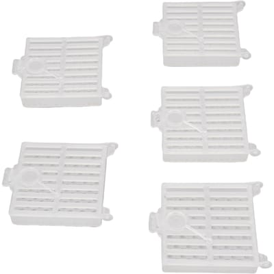 10 PIÈCES Cage à Reine en Plastique Transparent Multifonctionnelle Boîte de Capture de Reine pour Outils d'Apiculture white