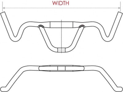 Stuur MTB Satori Firebird Ø31.8mm / 440mm - mat zwart