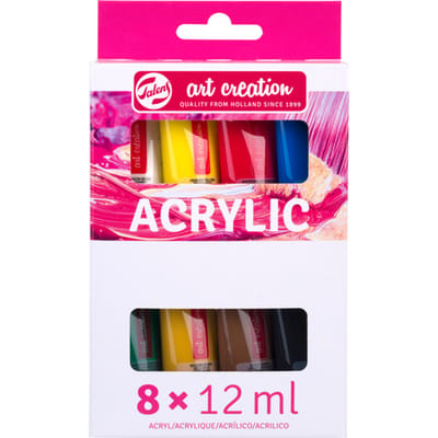 Acrylverf Talens Art Creation assorti 8 tubes à 12ml