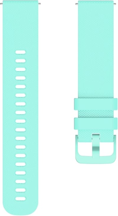 Siliconen bandje - geschikt voor Samsung Galaxy Watch 7 / Watch FE / Watch 6 / Watch 6 Classic / Watch 5 / Watch 5 Pro / Watch 4 / Watch 4 Classic / Watch 3 41 mm / Active / Active 2 / Watch 42 mm - mintgroen