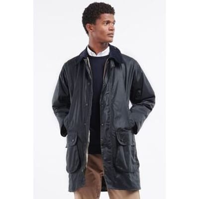 Barbour Border Wax Jas Blauw - Maat 46 - Heren - Wax jassen