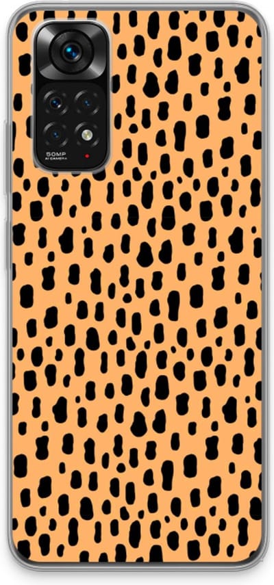 Case Company® - Hoesje geschikt voor Xiaomi Redmi Note 11S hoesje - Panter - Soft Cover Telefoonhoesje - Bescherming aan alle Kanten en Schermrand