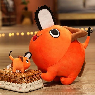 Gevulde Anime 40cm Chainsaw Man Pochita Poppen Pluche Kussen - Een Perfect Cadeau Voor Vrienden Kinderen Verjaardagscadeau brown