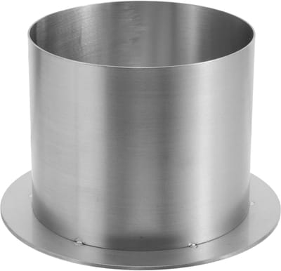Afvalbak Aanrecht - Inbouw Afvalring - Keuken Afval - Verzonken Ontwerp - 12.3cm Diameter - Zilver