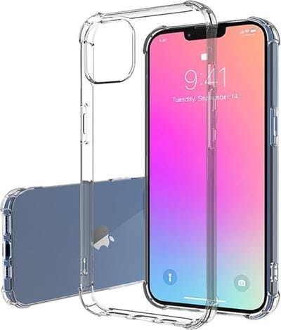 Coverup Hoesje - Geschikt voor iPhone 15 Hoesje - Coverup TPU Back Cover met AirBag Corners - Transparant