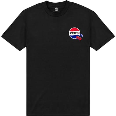 Pepsi Co. Logo Men's T-Shirt - Black - L