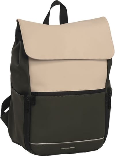 Daniel Ray Tacoma Laptop Rugzak Waterproof - 14 inch - Mosgroen / Kaki