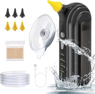 Elektrische Oorwasmachine voor Veilig Oorreiniging met 4 Reinigingsmodi en USB Oplaadbare Functie