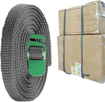 Spanbanden met Gesp - Vastzetbanden - Vervoer Zekeren - Sterke Gesp - 2.5 Meter - Groen