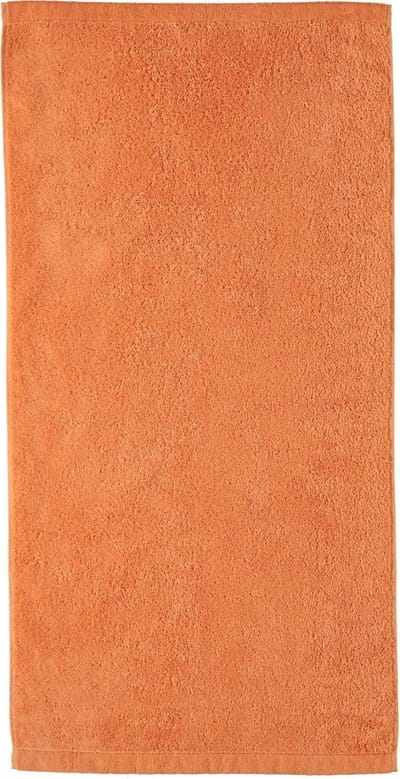 Cawö Lifestyle Uni Handdoek Mandarijn 50x100