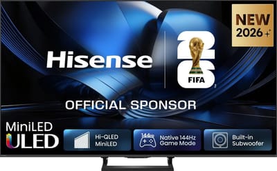 Hisense 55U7SE - Televisie - ULED - Smart TV - Wifi - HDR-ondersteuning - Zwart - Dolby Atmos - Mini LED