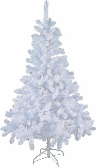 Kunst kerstboom - wit - 90 cm - kunstboom - 99 takken - PVC - Kunst kerstbomen / kunstbomen