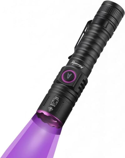 5W 395nm UV Zaklamp Type C USB Oplaadbaar - Licht voor Huisdieren, Urine en Mineralen