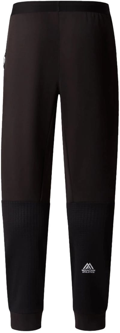 The north face mountain athletics fleecejoggingbroek in de kleur zwart.