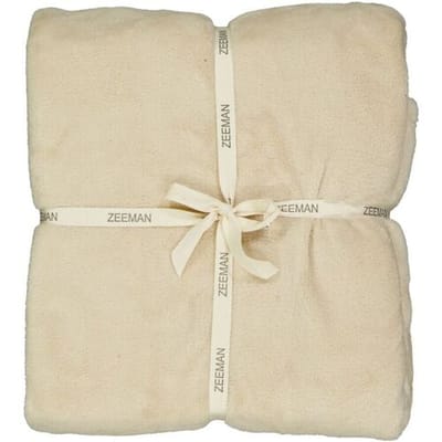 Zeeman Deken - Beige Beige One size