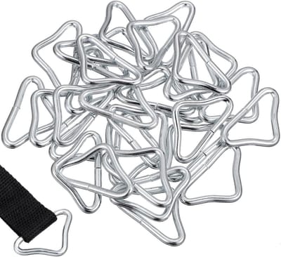 Trampoline Reserveonderdelen - Springmat Bevestiging - Veilig Springen - Roestbestendige Ringen - 30 Stuks - Zilver