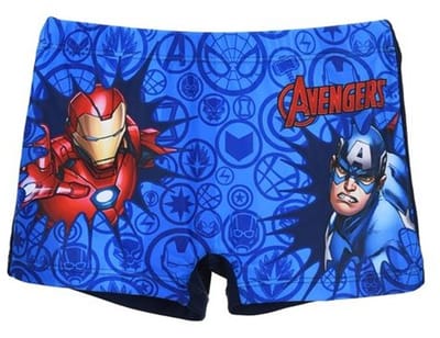 Marvel Avengers - Zwembroek - Blauw - Zwemshort - boxershort - strak model - Maat 140