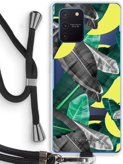 Case Company® - Hoesje met koord geschikt voor Samsung Galaxy Note 10 Lite hoesje met Koord - Fantasie jungle - Telefoonhoesje met Zwart Koord - Bescherming aan alle Kanten en Over de Schermrand