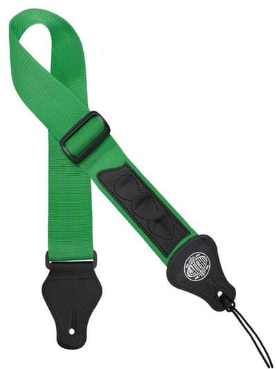 Gitaarriem - Gaucho GST-55-GN - Standaard Series - Nylon - Groen