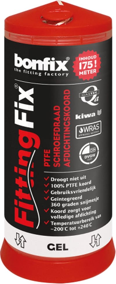 Bonfix FittingFix - PTFE schroefdraad afdichtingskoord – 175m