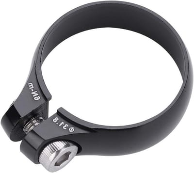 Stevige en Duurzame Fiets Klem 31.8mm voor 27.2 Zadelpen - Lichtgewicht en Geschikt voor Mountainbikes in 2 Kleuren