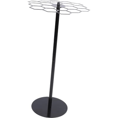Draaibaar Medaille Hanger Displayrek Staal Tafelblad Medaillehouder met Capaciteit voor meer dan 45 Medailles voor Sportwedstrijden Gymnastiek Prijs black