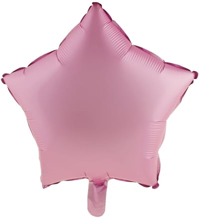 Folieballon Ster Chroom Roze - 46cm