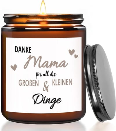 Natuurlijke Sojawas Geurkaars - Lavendel Geur, Ontspannend Cadeau voor Moederdag, Verjaardag en Feestdagen