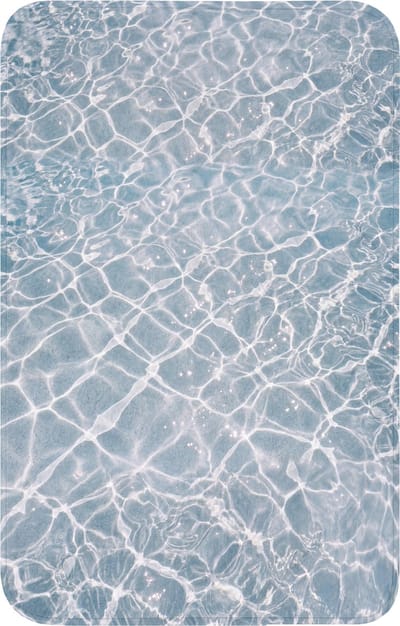 WC mat 50x80 cm - Antislip - Water - Reflectie - Zonlicht - Toiletmat - Vloermat - Douchemat - Toilet tapijt - Toiletmatten