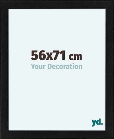 Your Decoration - Fotolijst 56x71 cm - MDF - Zwart Mat - Como