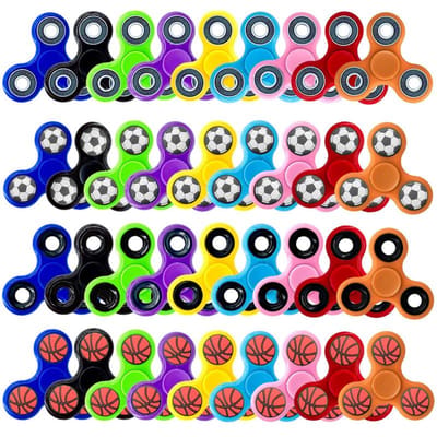 Fidget Spinners Speelgoed Groothandel Hand Fidget Spinner Angst Speelgoed Stressverlichter Sensorisch Speelgoed voor Volwassenen Kinderen Feestartikelen blue