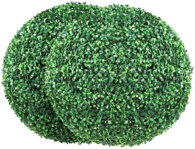 Kunstmatige Buxusbol - Plantendecoratie - Kunstplant - 20inch Tall - 472MM Diameter - Kunstmatig Buxus Heggenpaneel - Kunstplant - Home Goods - Groen