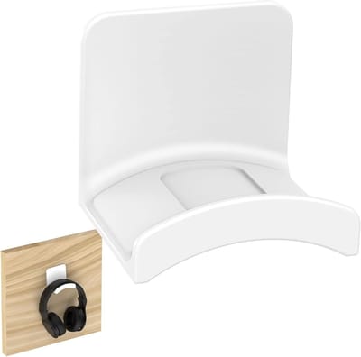 Zelfklevende Hoofdtelefoonhouder voor Kantoor - TPU Hoofdtelefoonhaak voor Helm en Controllers, Ideaal voor Organisatie en Ruimtebesparing, 1 Stuk