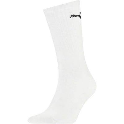 Puma Unisex Sportsokken voor volwassenen (set van 3 stuks) (Wit)