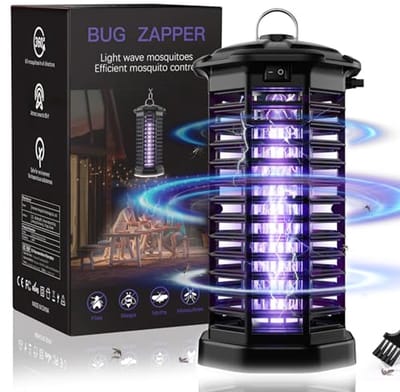 Elektrische Insectenvernieter – 15W UV Muggenlamp met 4200V Schoknet – Veilig, Stil & Chemievrij
