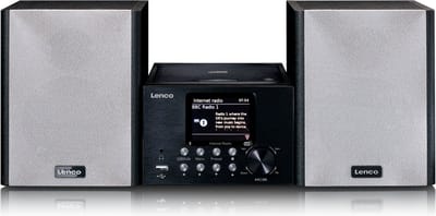 Lenco MC-250 - stereo set met cd speler, Internet, DAB, Bluetooth® - Zwart